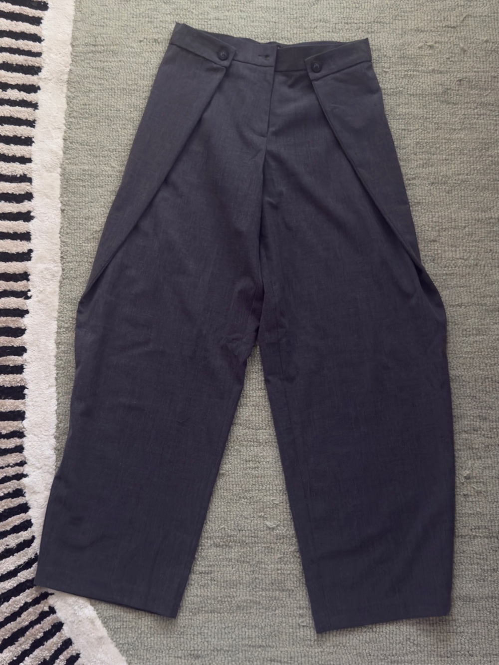 ASOS multiway tailored barrel trousers